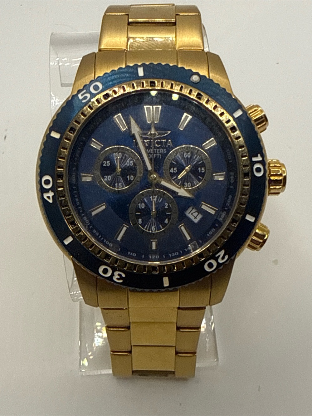 The Invicta Men's 1205 Specialty Quartz Chronograph Dial Watch New Battery!!